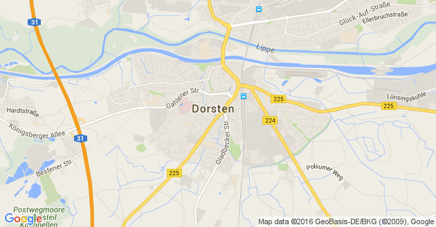 Karte Dorsten