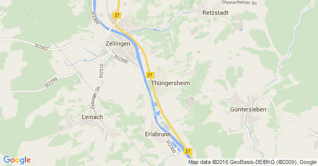 Karte Thüngersheim