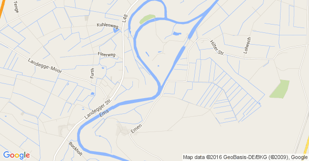 Karte Haren an der Ems       