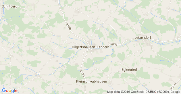 Karte Hilgertshausen Tandern