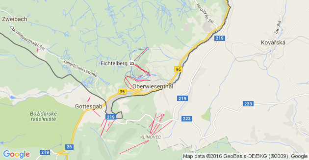 Karte Kurort Oberwiesenthal