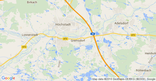 Karte Gremsdorf