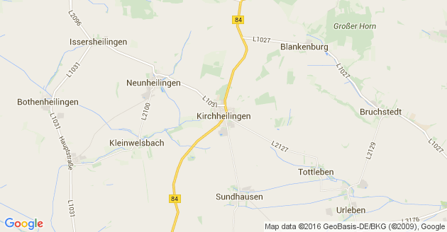 Karte Kirchheilingen