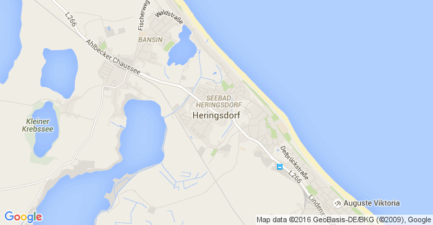 Karte Ostseebad Heringsdorf  