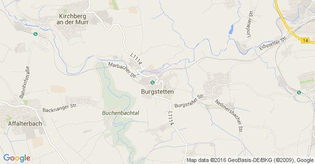 Karte Burgstetten