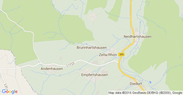 Karte Brunnhartshausen