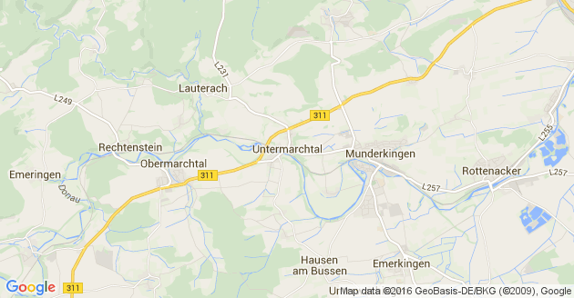Karte Untermarchtal