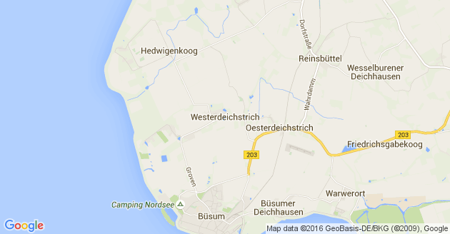 Karte Westerdeichstrich