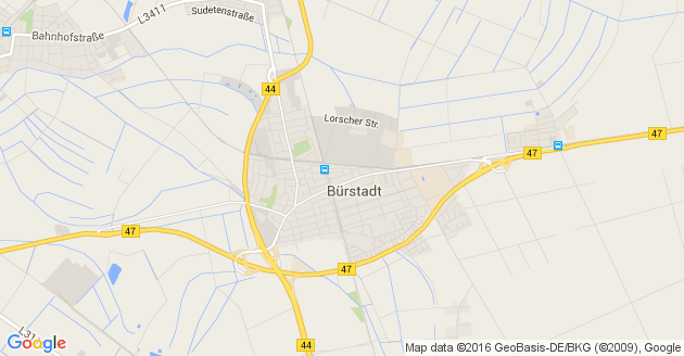 Karte Bürstadt