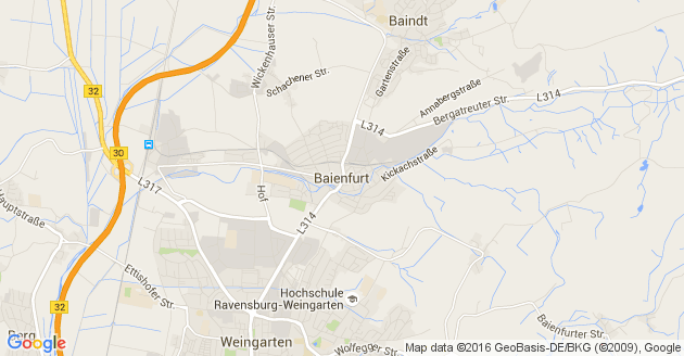 Karte Baienfurt