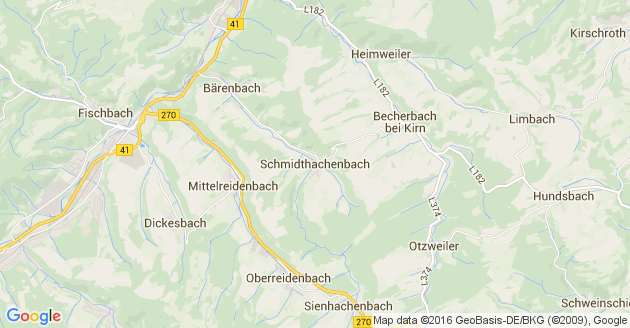 Karte Schmidthachenbach