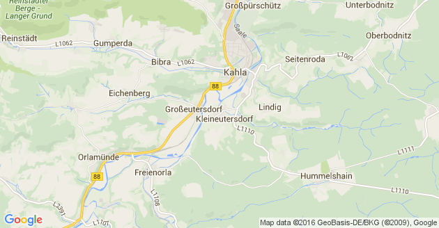 Karte Kleineutersdorf