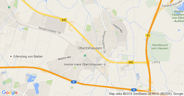 Karte Obertshausen           