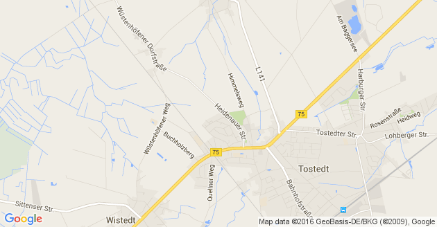 Karte Heidenau in der Nordheide