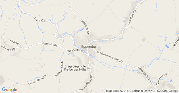 Karte Eppendorf in Sachsen