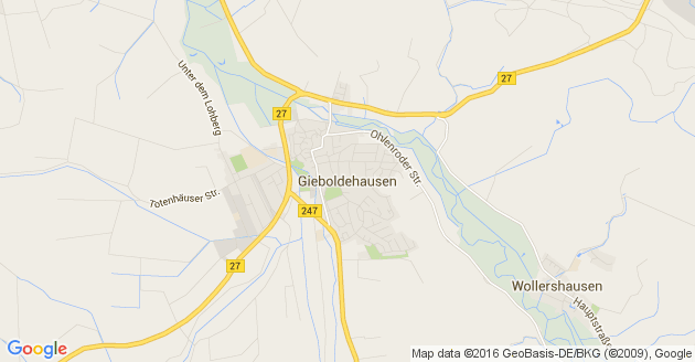 Karte Gieboldehausen