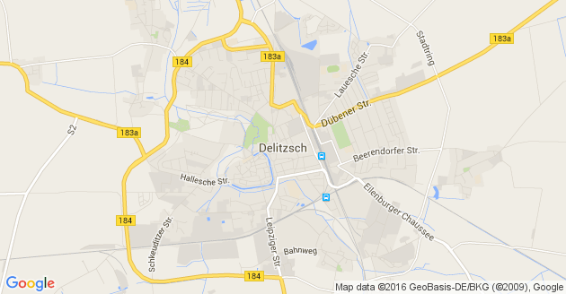 Karte Delitzsch