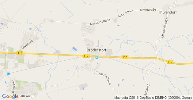 Karte Broderstorf