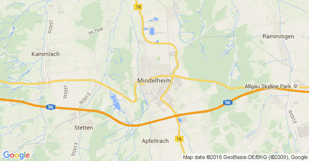 Karte Mindelheim
