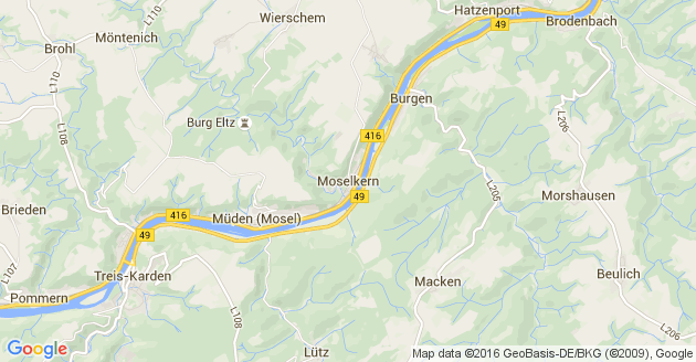Karte Moselkern