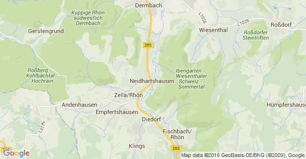 Karte Neidhartshausen