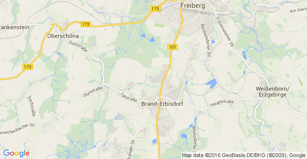 Karte Lichtenberg im Erzgebirge