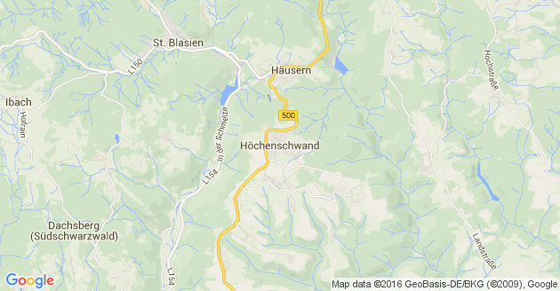 Karte Höchenschwand