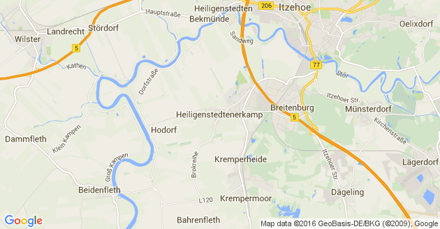 Karte Heiligenstedtenerkamp