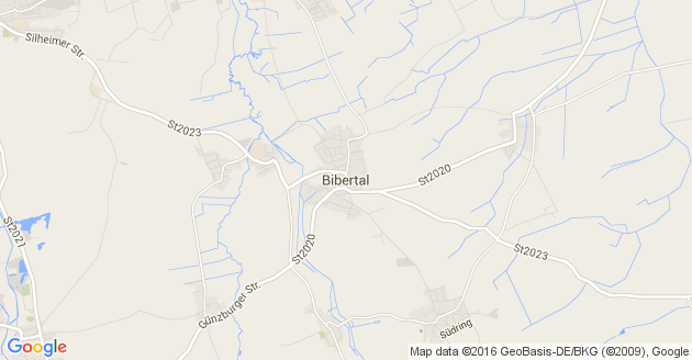 Karte Bibertal