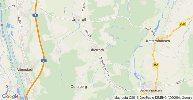 Karte Oberroth