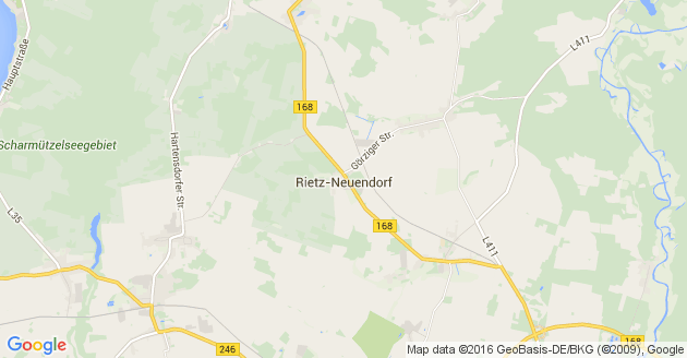 Karte Rietz Neuendorf