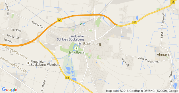 Karte Bückeburg