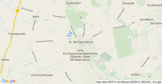 Karte Sankt Michaelisdonn
