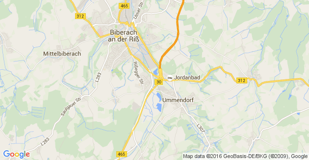 Karte Ummendorf Kreis Biberac an der Riss