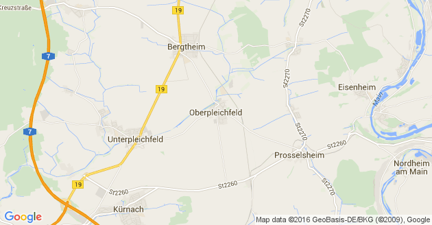 Karte Oberpleichfeld