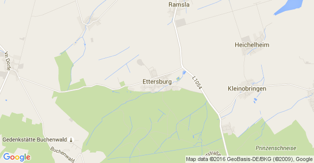 Karte Ettersburg