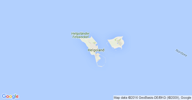 Karte Helgoland