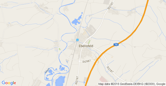Karte Ebensfeld
