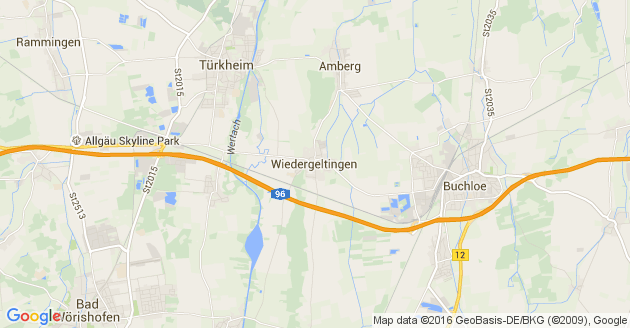 Karte Wiedergeltingen