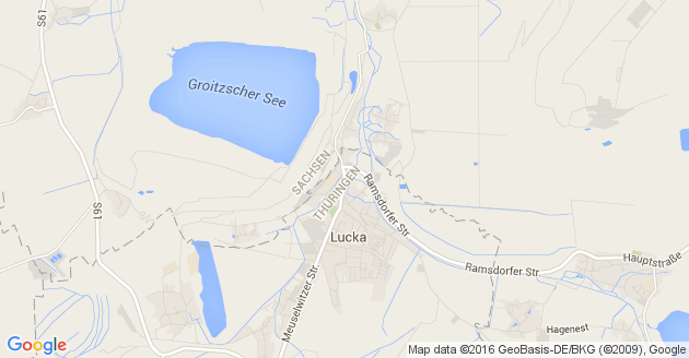 Karte Groitzsch bei Pegau