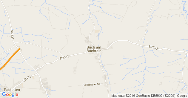 Karte Buch am Buchrain