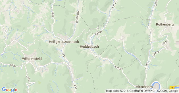 Karte Heddesbach