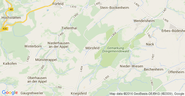 Karte Mörsfeld