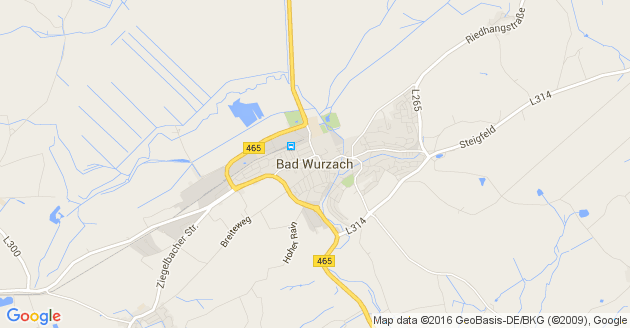 Karte Bad Wurzach