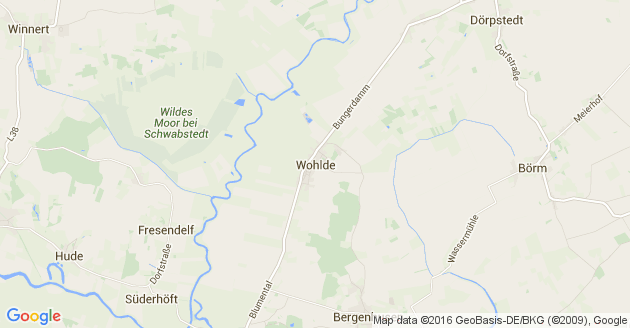 Karte Wohlde bei Schleswig