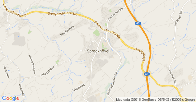 Karte Sprockhövel