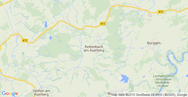 Karte Rettenbach am Auerberg