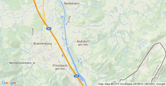 Karte Nußdorf am Inn
