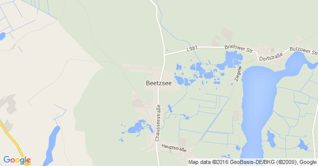 Karte Beetzsee