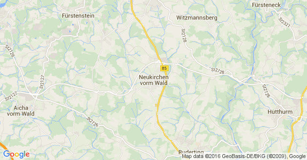 Karte Neukirchen vorm Wald